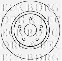 BORG & BECK bbd4607 -  Тормозной диск
